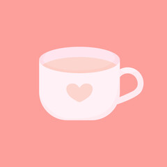 cup of coffee with heart