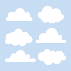 a set of clouds in the sky