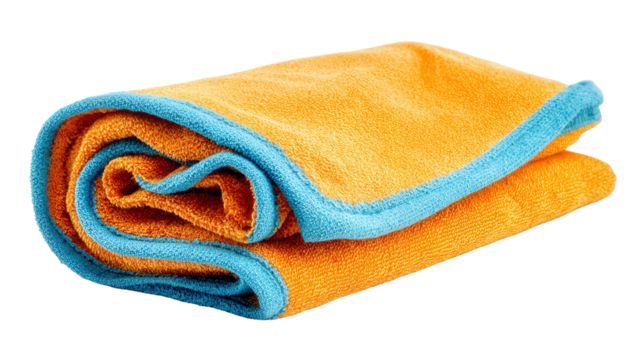 Camp towel quick-dry background isolated on a Transparent background, PNG file.