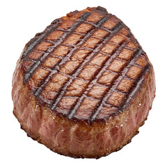 Isolated Grilled Beef Steak Juicy Cut Delicious Food Restaurant Meal