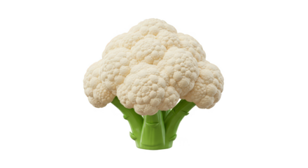 Isolated Cauliflower Vegetable White Food Healthy Fresh Transparent PNG