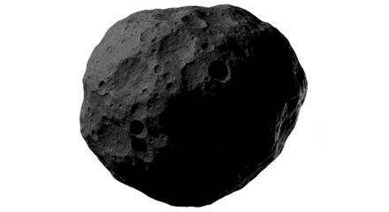 Isolated Satellite Asteroid Outer Space Rock Universe Planet Object