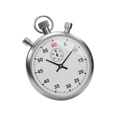 Isolated Stopwatch Time Clock Timer Countdown on Transparent Background