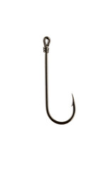 Isolated Steel Fishing Hook Tackle Equipment Single Angling Tool