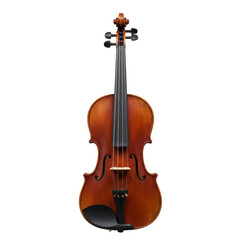 Isolated Violin Musical Instrument Detailed Strings Orchestral Piece