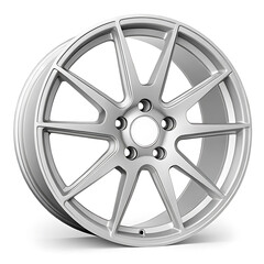 Obraz premium car wheel isolated on white