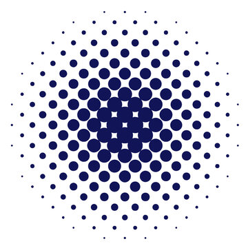 Marco vectorial de semitono con patr&oacute;n de puntos y efecto de gradiente

