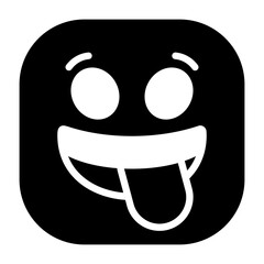 Face Savoring Food Vector Icon