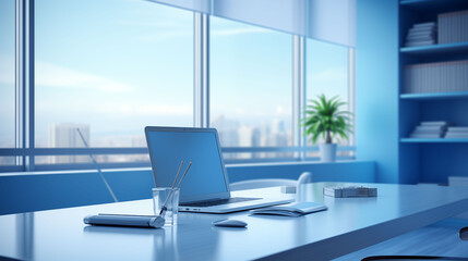 Fototapeta premium online business environment, planing and analysis of online shopping with laptop computer