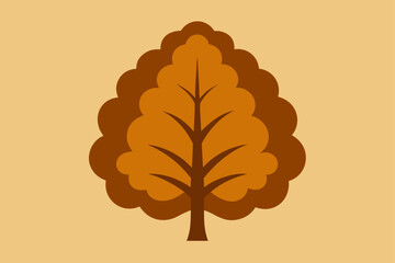 vector tree silhouette