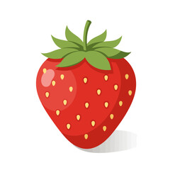 Cartoon Strawberry: Fresh, Sweet, and Ready to Eat