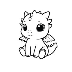 Baby Dragon Art Vector Shallotte