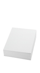 White Foam Block Square Shape, Stacked Geometric Pattern, Minimalist
