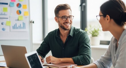 Business meeting stock photo: collaboration, teamwork, and strategy discussion in modern office setting - professional and engaging visuals for your projects