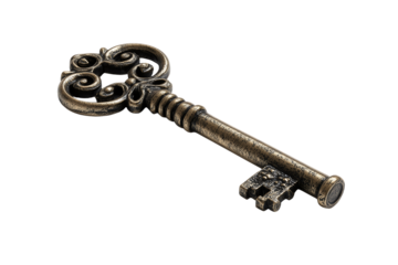 Ancient Key, Separated on Transparent