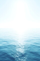 Fototapeta premium Tranquil ocean surface with light reflections.