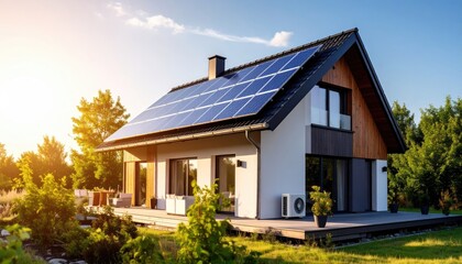 Modern home with solar panels (6)
