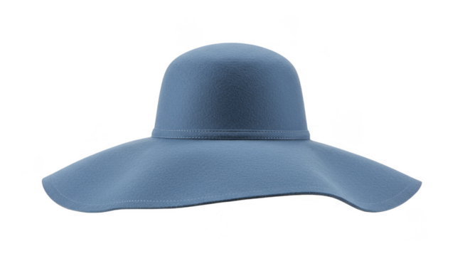 Sparkling Blue Glitter Hat Fashionable Elegant Accessory Clothing