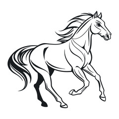  A hours silhouette, line art vector