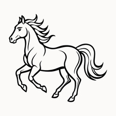  A hours silhouette, line art vector