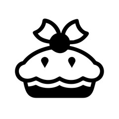 Cherry Bow Tie Vector