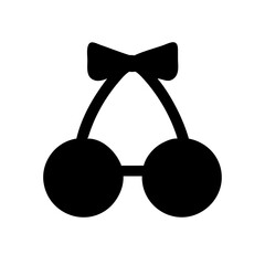 Cherry Bow Tie Vector