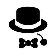 Cherry Bow Tie Vector