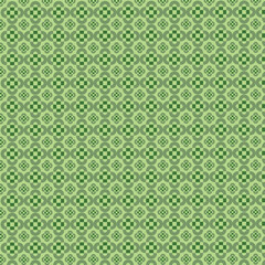 Abstract Green Repetition in Emerald Tones
