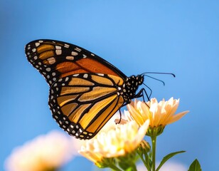 Fototapeta premium Monarch butterfly on a flower (1)