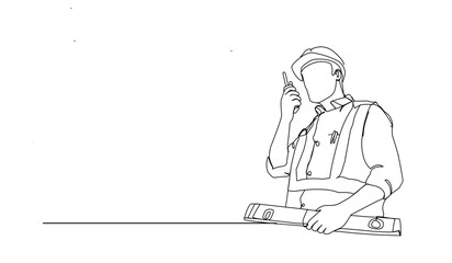 architect, site, construction site, blueprint, men at work, contractor, civil, vignetting, tool, planning, building, engineering, continuous, single line, construction, line art, drawing, working, des