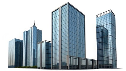 Obraz premium modern office buildings