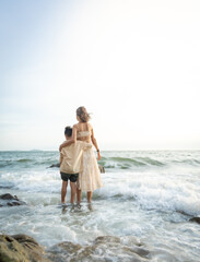 couple on the beach