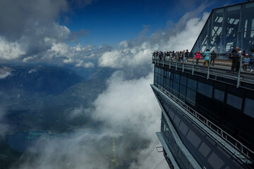 The Zugspitze station offers incredible alpine views across southern Germany