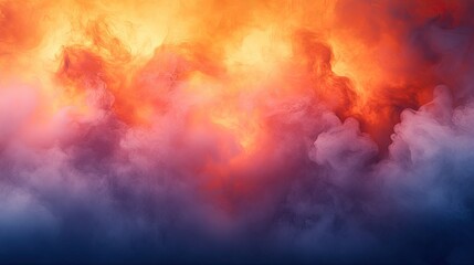 Fototapeta premium Colorful swirling clouds of smoke or vapor.