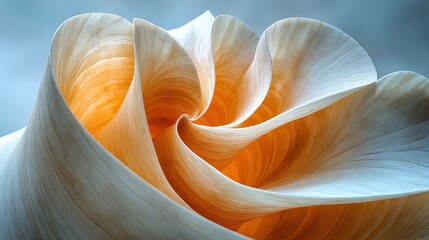Intricate, swirling patterns of light wood.