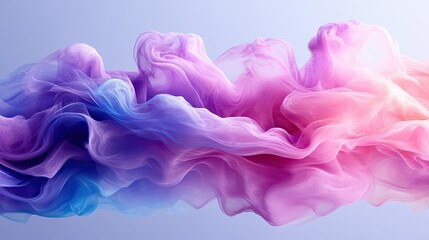 Vibrant, flowing fabric in a spectrum of pastel colors.
