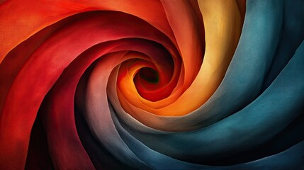 Colorful swirling abstract design.