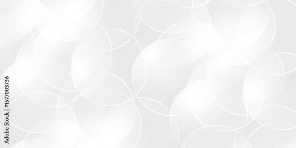 Poster modern graphic design element circles style concept for banner. vector