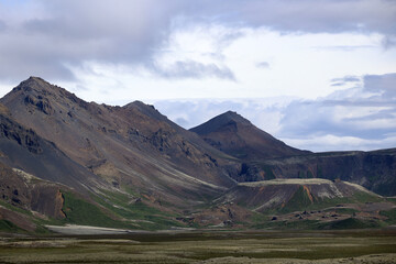 Landscape in Thingvellir National Park, Iceland   