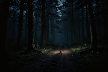 Obraz premium morning in the forest