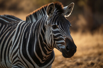 Fototapeta premium zebra in zoo
