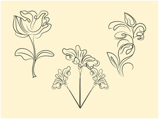 abstract floral background