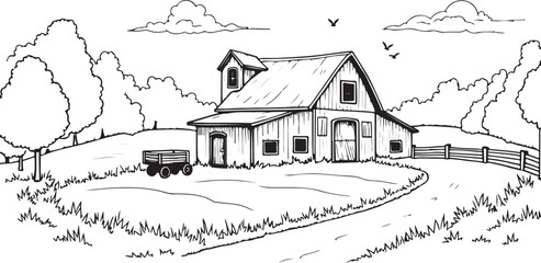 Obraz premium Rustic Farmhouse Vintage Set