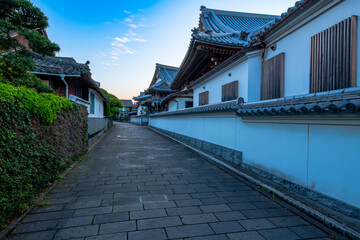 大分県　臼杵　二王座の町並み