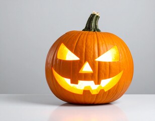 Illuminated Jack O Lantern Halloween Pumpkin Festive Decor.