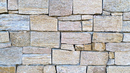 Mur en pierres granit