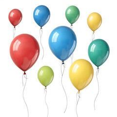 Vibrant Balloons: Festive Celebration Background