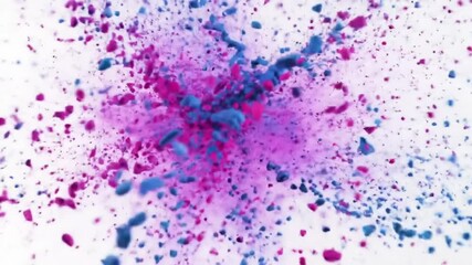 Vibrant abstract background featuring colorful paint splashes, artistic ink textures, and watercolor patterns - Powered by Adobe