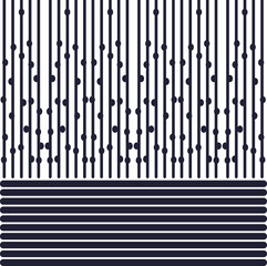 The texture consists of vertical lines with dots and a dense mass at the bottom consisting of horizontal stripes.