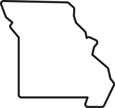recommend clip art: Missouri state - county map